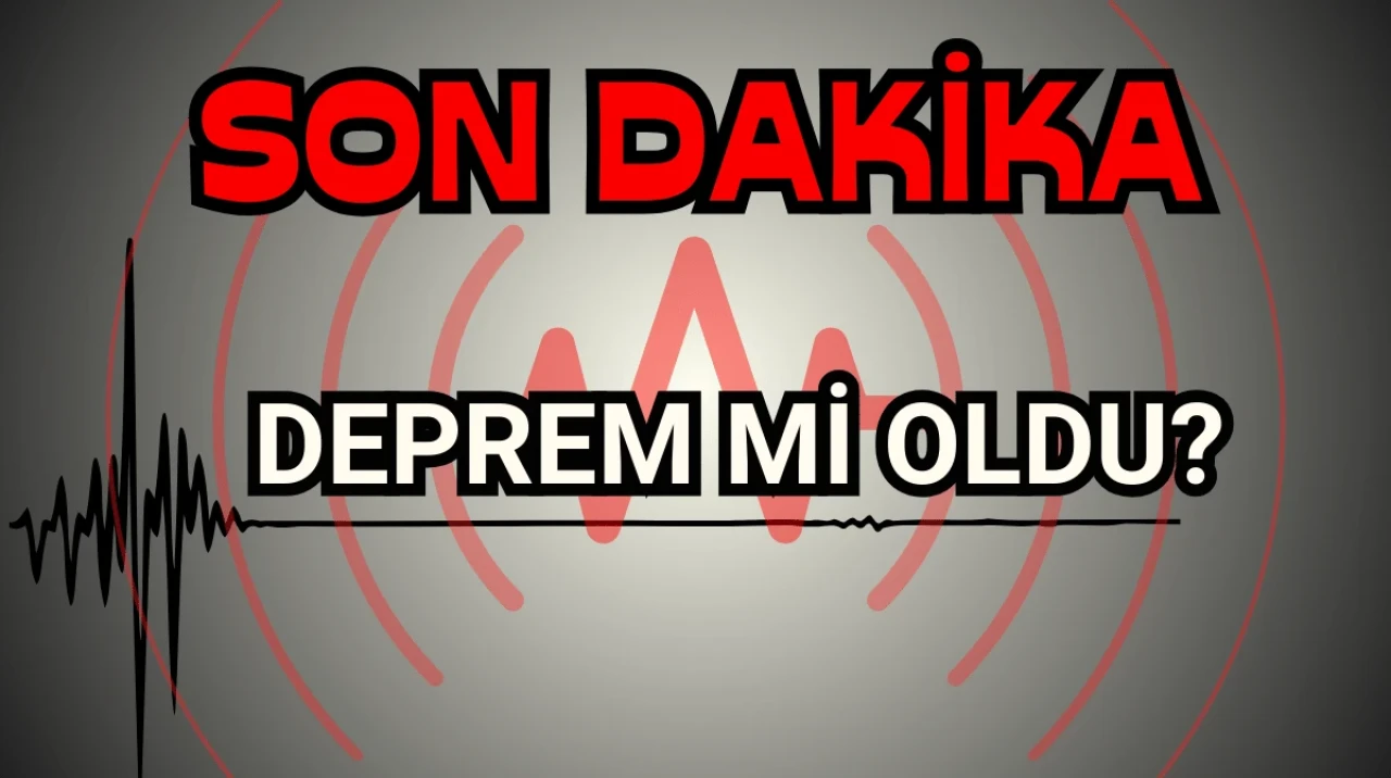 İstanbulda 4 Şiddetinde deprem, Merkez üssü yalova çınarcık, ayrıntılar haberimizde..