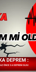 Son dakika Deprem : Kahramanmaraş'da az önce 3.6 Deprem oldu