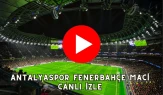 Antalyaspor Fenerbahçe Maç Özeti