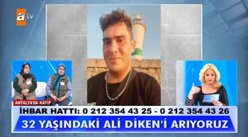 Müge Anlı Tatlı Sert: 32 yaşındaki Ali Diken Bulundu mu?