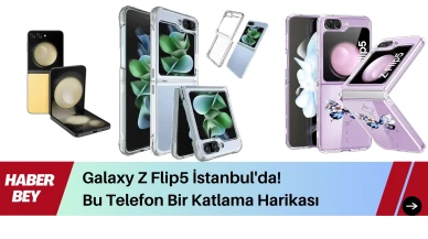 Galaxy Z Flip5 İstanbul'da! Bu Telefon Bir Katlama Harikası