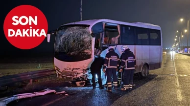 Edirne'de Polis Servisi ve Otobüs Çarpıştı: 10’u Polis, 11 Yaralı