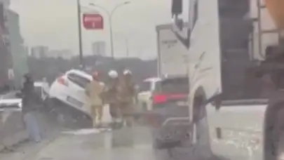 Sabiha Gökçen Tünel Çıkışında Trafik Kazası
