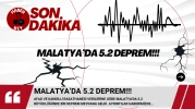Malatya'da 5.2 Sallandı!!!  Ayrıntılar Haberimizde!