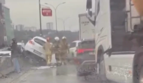 Sabiha Gökçen Tünel Çıkışında Trafik Kazası